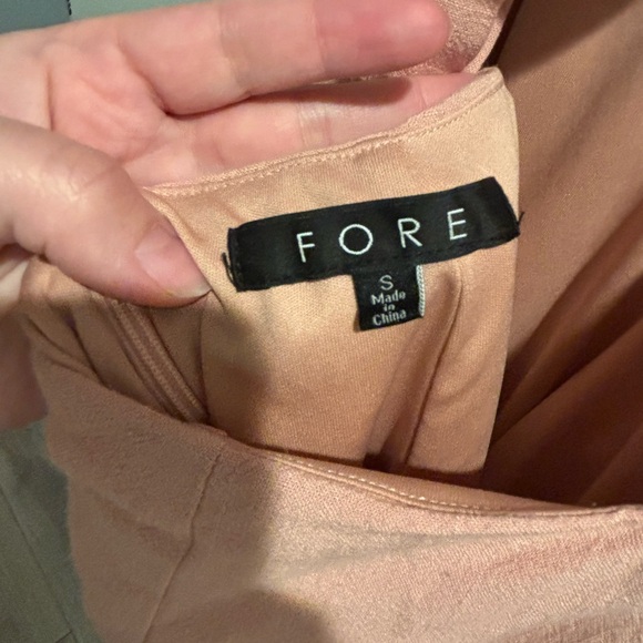 Pink Backless Halter Dress – Size S - Picture 6 of 9